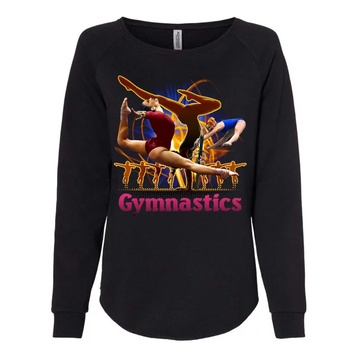 Gymnastics Logo Womens California Wash Sweatshirt