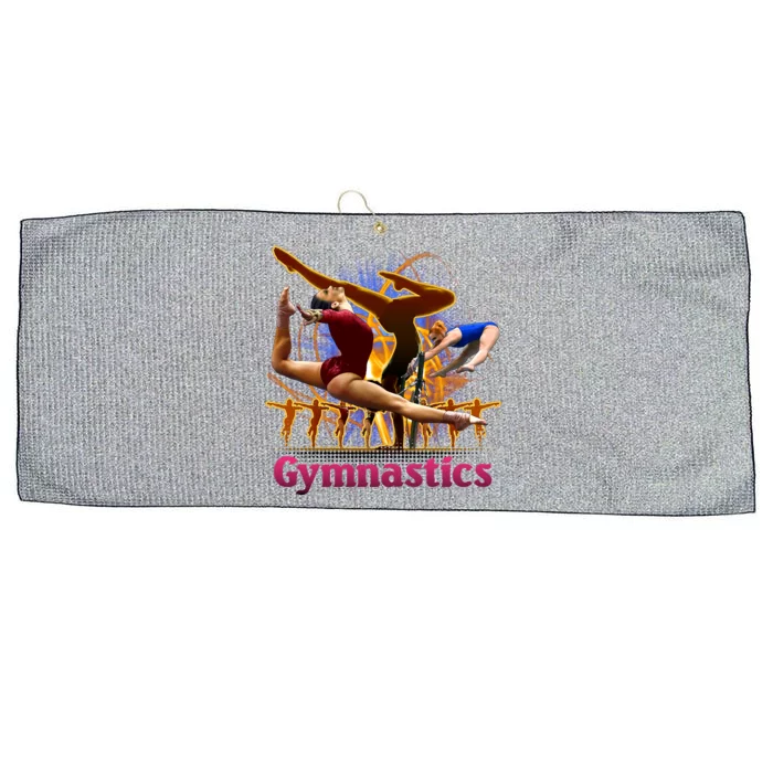 Gymnastics Logo Large Microfiber Waffle Golf Towel