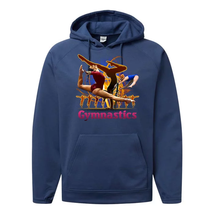 Gymnastics Logo Performance Fleece Hoodie