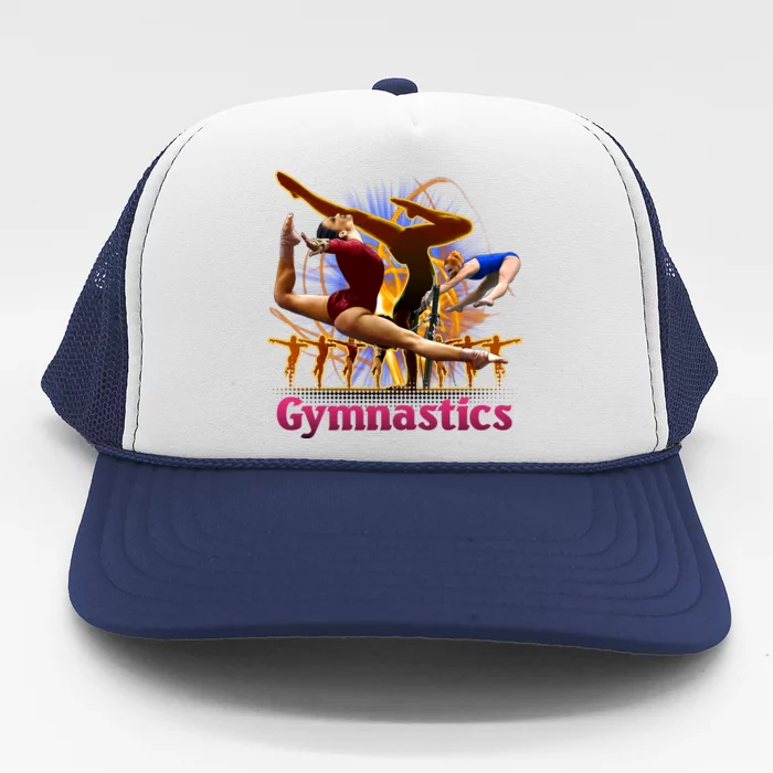 Gymnastics Logo Trucker Hat