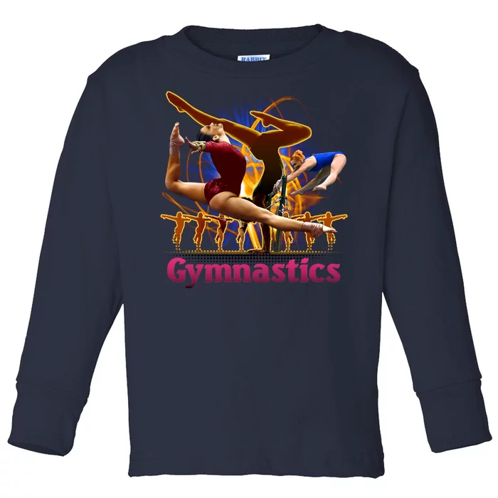 Gymnastics Logo Toddler Long Sleeve Shirt