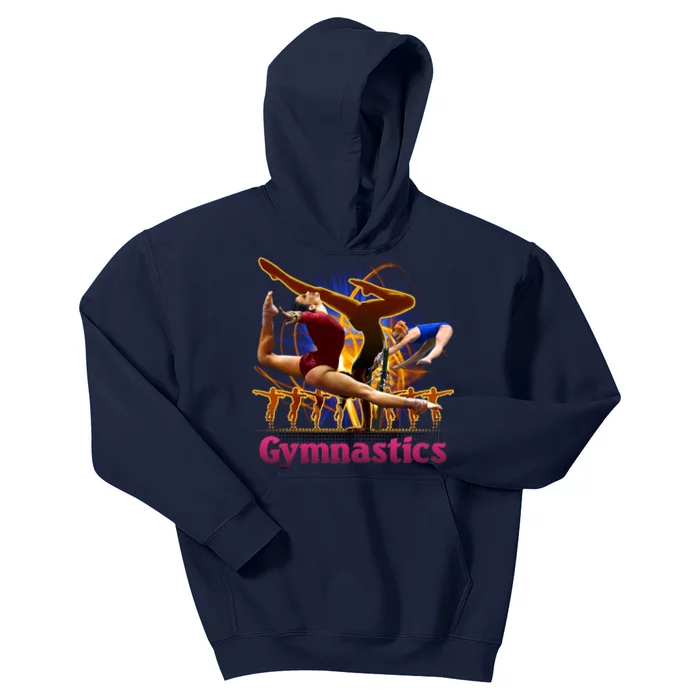 Gymnastics Logo Kids Hoodie