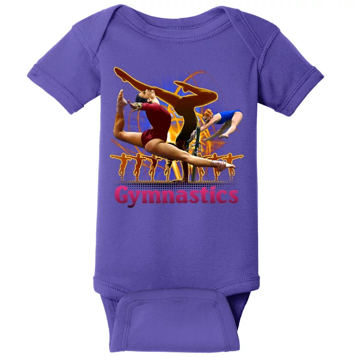 Gymnastics Logo Baby Bodysuit