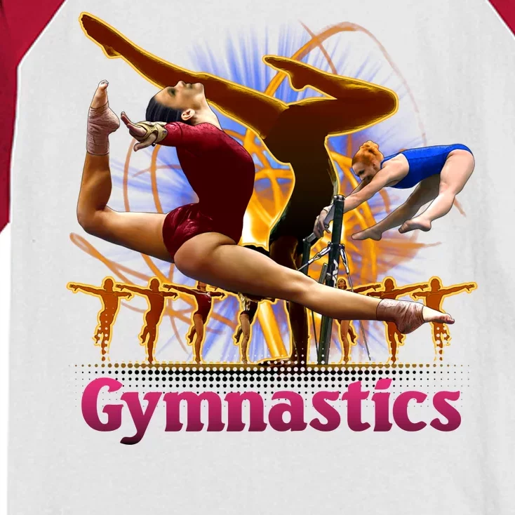 Gymnastics Logo Kids Colorblock Raglan Jersey