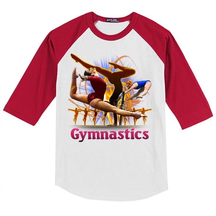 Gymnastics Logo Kids Colorblock Raglan Jersey