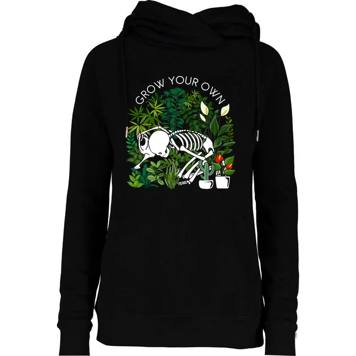 Grow Your Own Plants Lover Gifts Womens Funnel Neck Pullover Hood