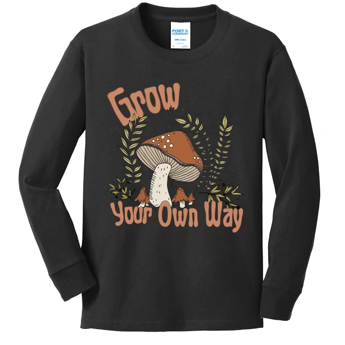 Grow Your Own Way Onesie® Girl Boho Kids Long Sleeve Shirt