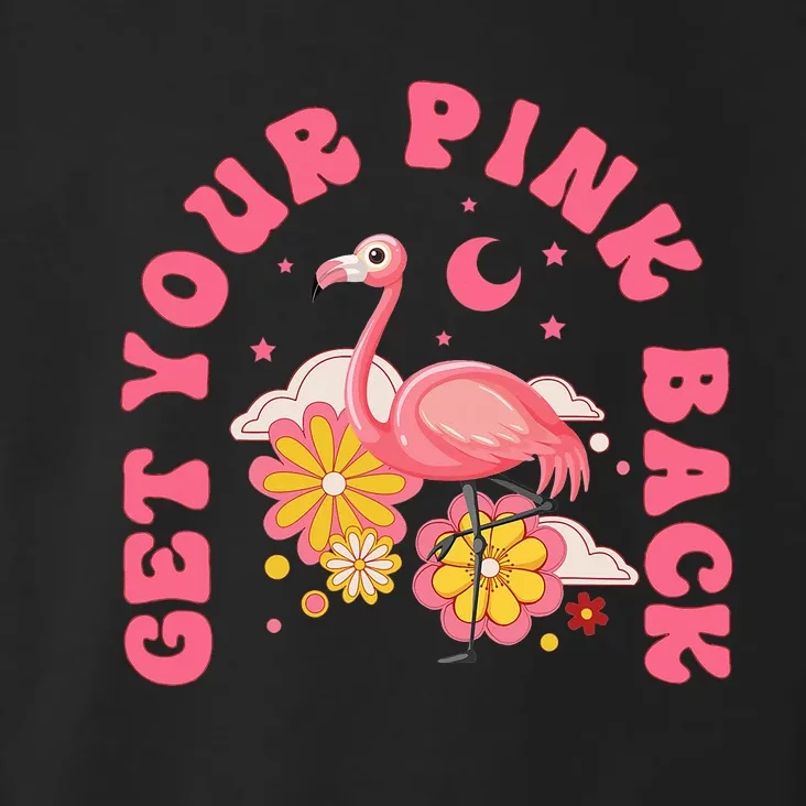 Get Your Pink Back Funny Flamingo Toddler Hoodie