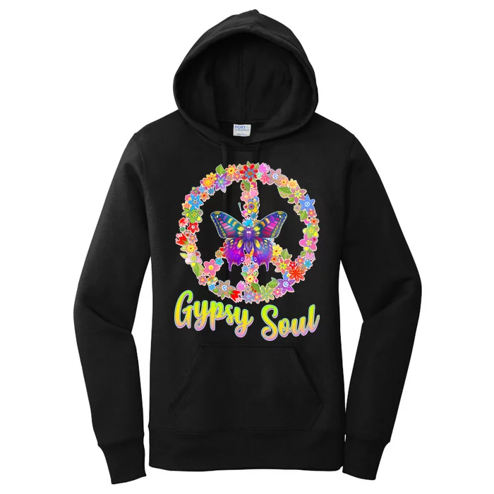 Gypsy Soul Flower Wreath Women's Pullover Hoodie