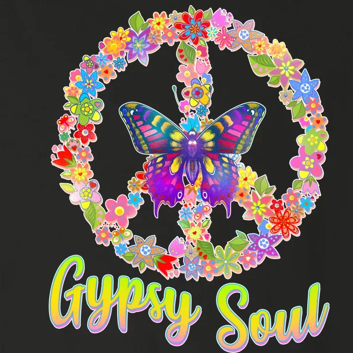 Gypsy Soul Flower Wreath Toddler Long Sleeve Shirt