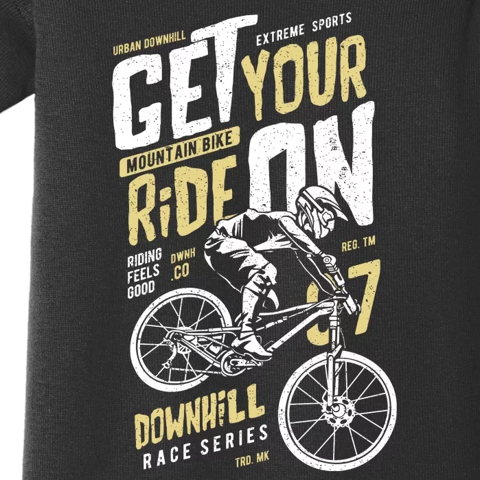 Get Your Ride On Downhill Baby Bodysuit