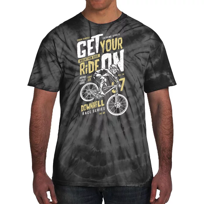 Get Your Ride On Downhill Tie-Dye T-Shirt