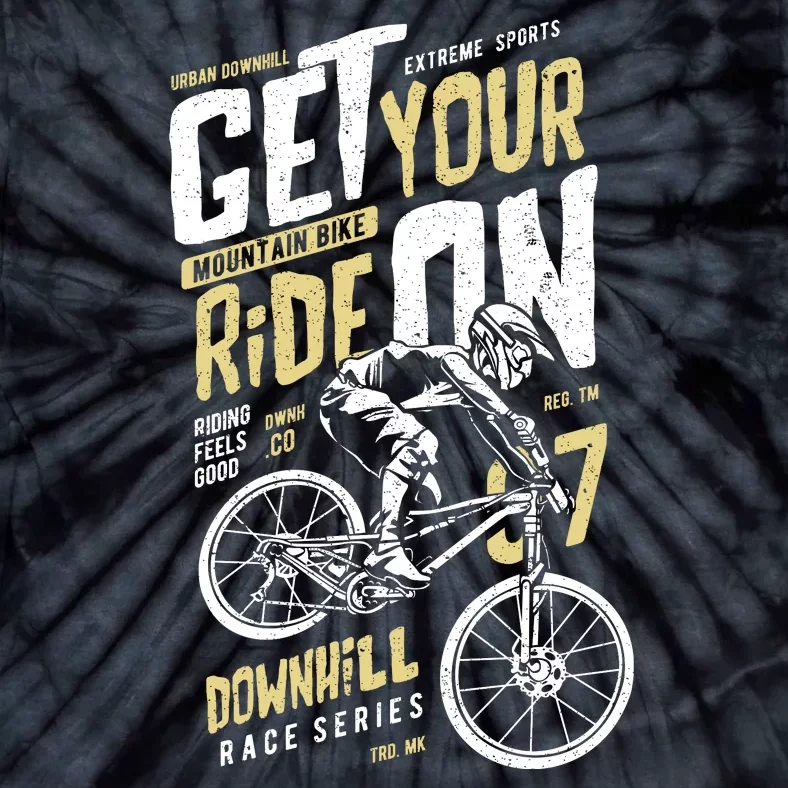 Get Your Ride On Downhill Tie-Dye T-Shirt