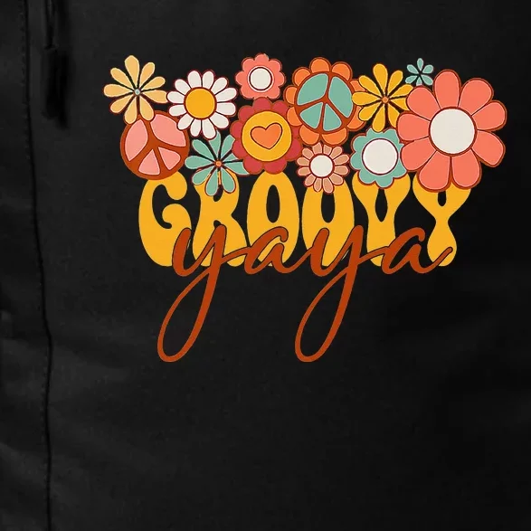 Groovy Yaya Retro Matching Family Baby Shower Mother's Day Daily Commute Backpack