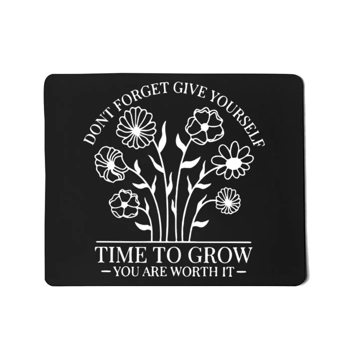 Give Yourself Time Cut Files For Cricut Self Love Mousepad