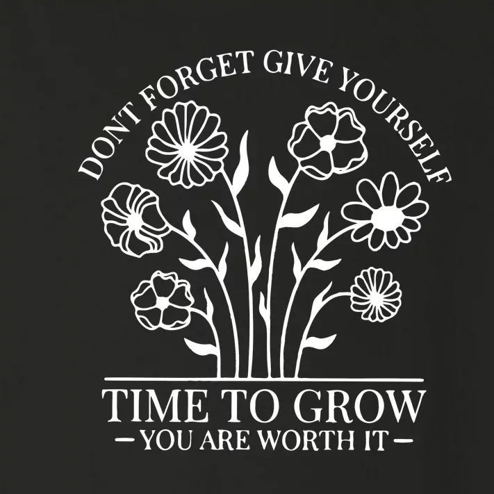 Give Yourself Time Cut Files For Cricut Self Love Toddler Long Sleeve Shirt