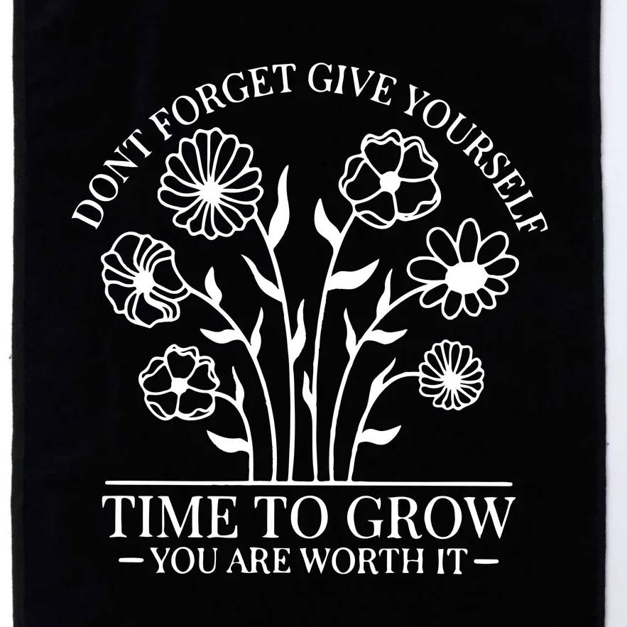 Give Yourself Time Cut Files For Cricut Self Love Platinum Collection Golf Towel