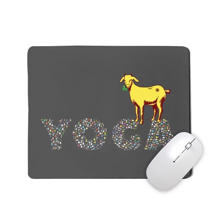 Goat Yoga T For Women Men Mousepad