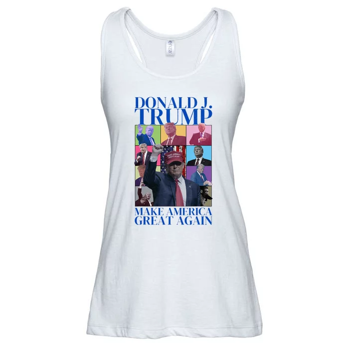 Get Your Trump Er@ Funny Trump Make America Great Again Ladies Essential Flowy Tank