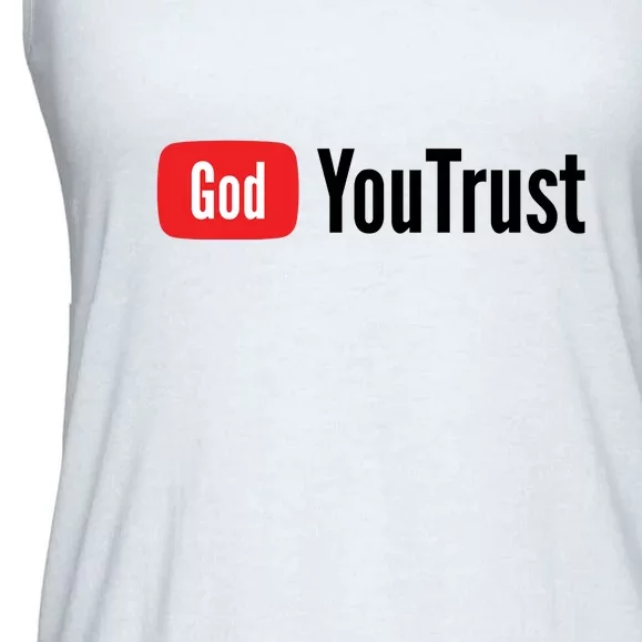 God You Trust Ladies Essential Flowy Tank