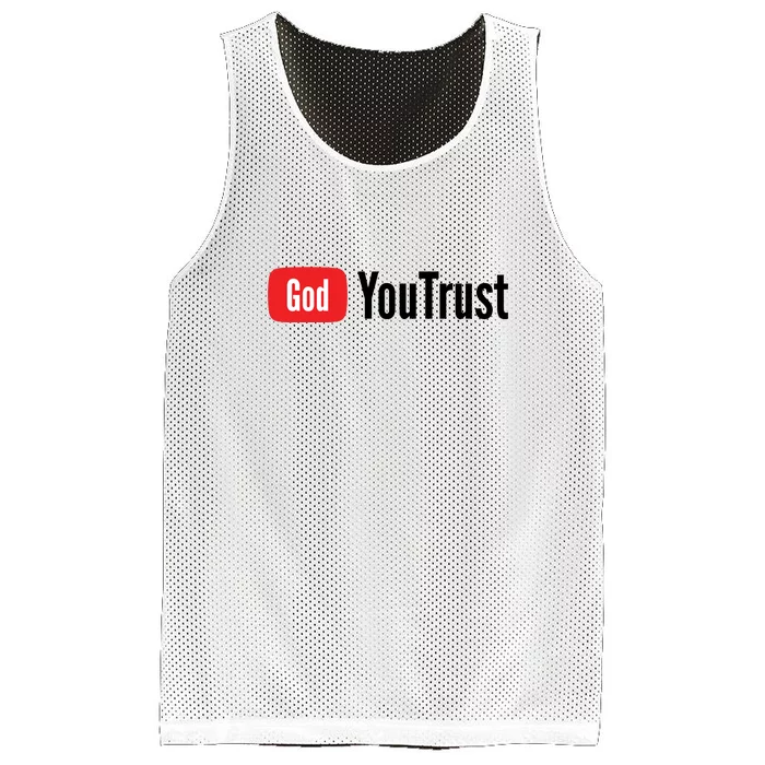 God You Trust Mesh Reversible Basketball Jersey Tank