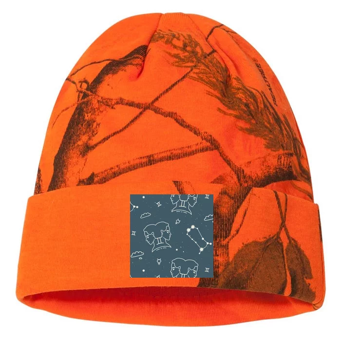 Gemini Zodiac Astrology Kati - 12in Camo Beanie