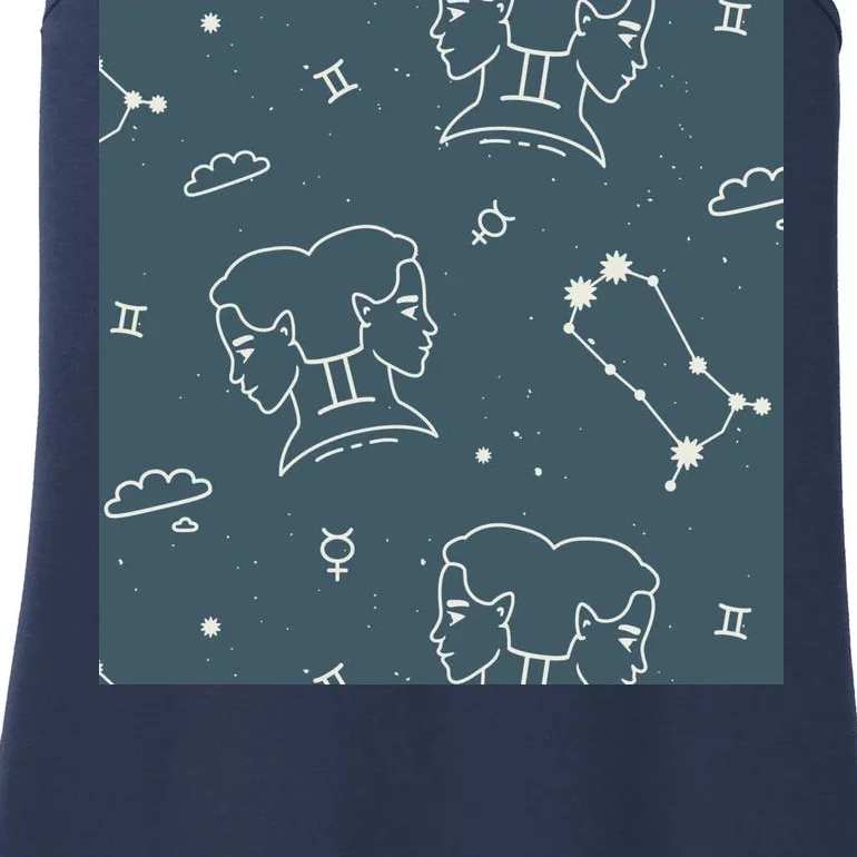 Gemini Zodiac Astrology Ladies Essential Tank