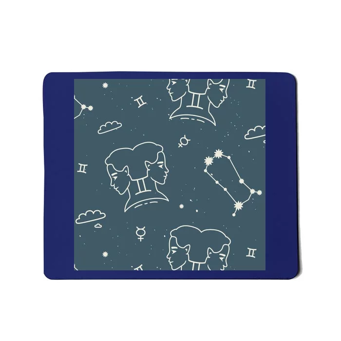 Gemini Zodiac Astrology Mousepad