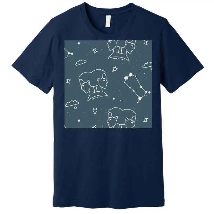 Gemini Zodiac Astrology Premium T-Shirt