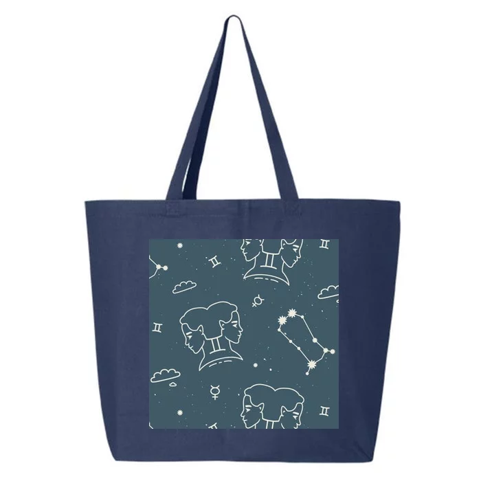 Gemini Zodiac Astrology 25L Jumbo Tote