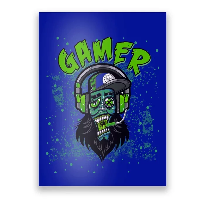 Gamer Zombie Cranky Teens Game Mode On Meaningful Gift Poster