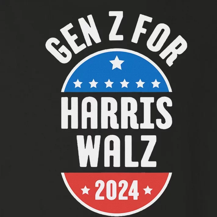 Gen Z For Harris Walz 2024 Toddler Long Sleeve Shirt