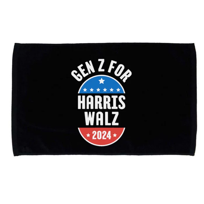 Gen Z For Harris Walz 2024 Microfiber Hand Towel