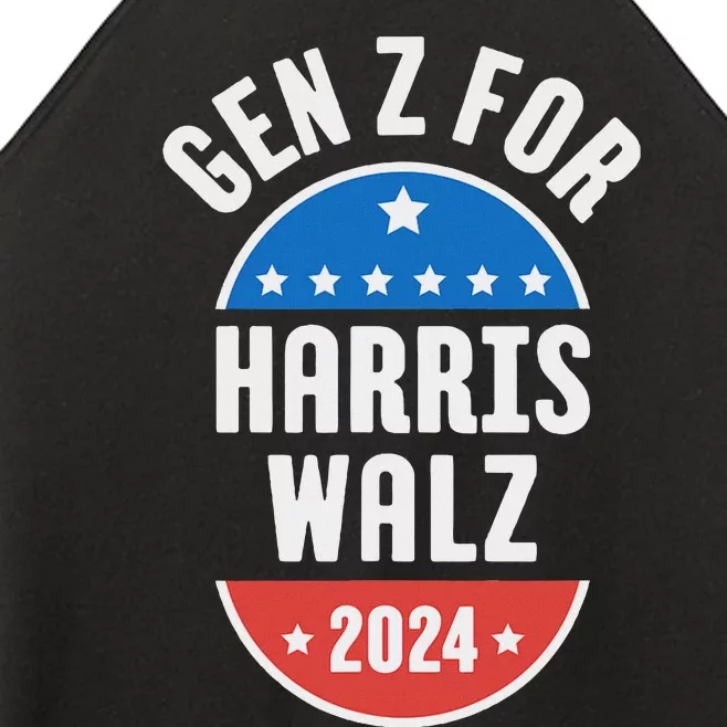 Gen Z For Harris Walz 2024 Women’s Perfect Tri Rocker Tank