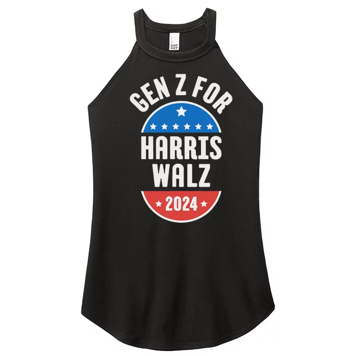 Gen Z For Harris Walz 2024 Women’s Perfect Tri Rocker Tank