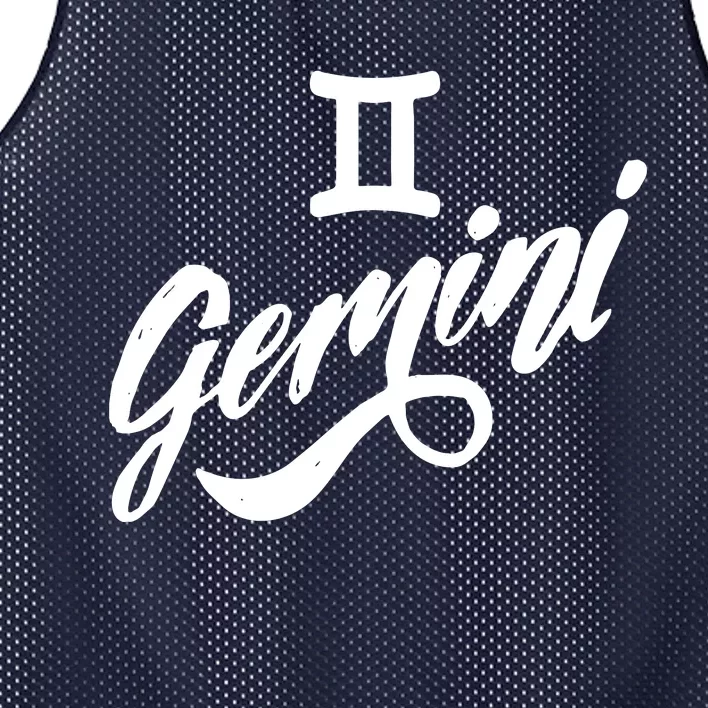 Gemini Zodiac Funny Mesh Reversible Basketball Jersey Tank