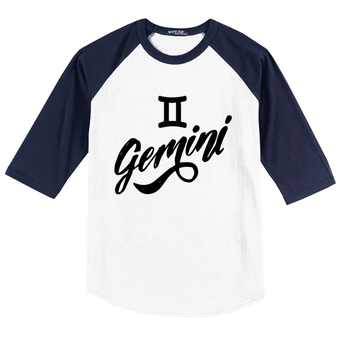 Gemini Zodiac Funny Baseball Sleeve Shirt