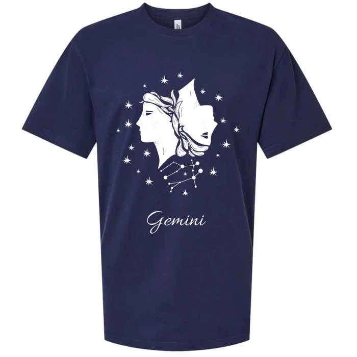 Gemini Zodiac Great Gift Sueded Cloud Jersey T-Shirt