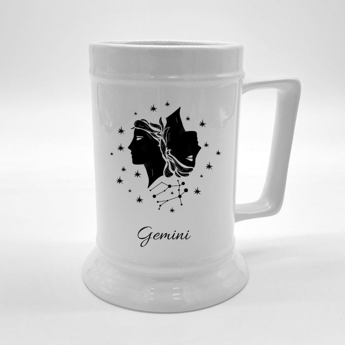 Gemini Zodiac Great Gift Front & Back Beer Stein