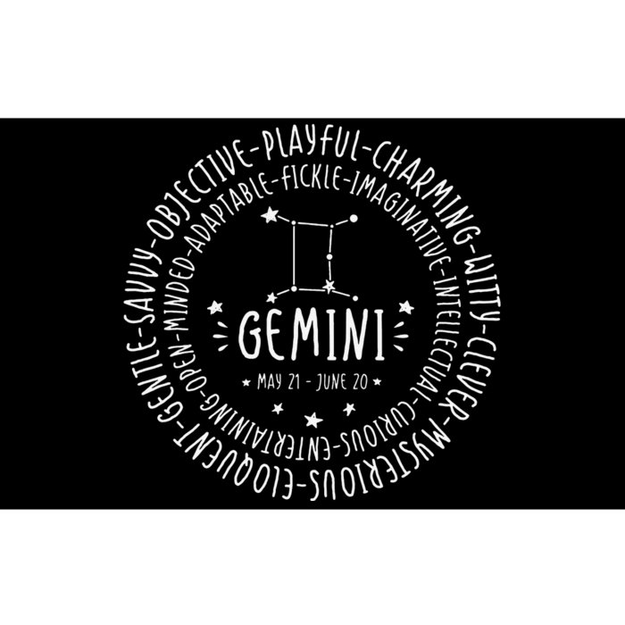 Gemini Zodiac Gemini Personality Star Sign Bumper Sticker