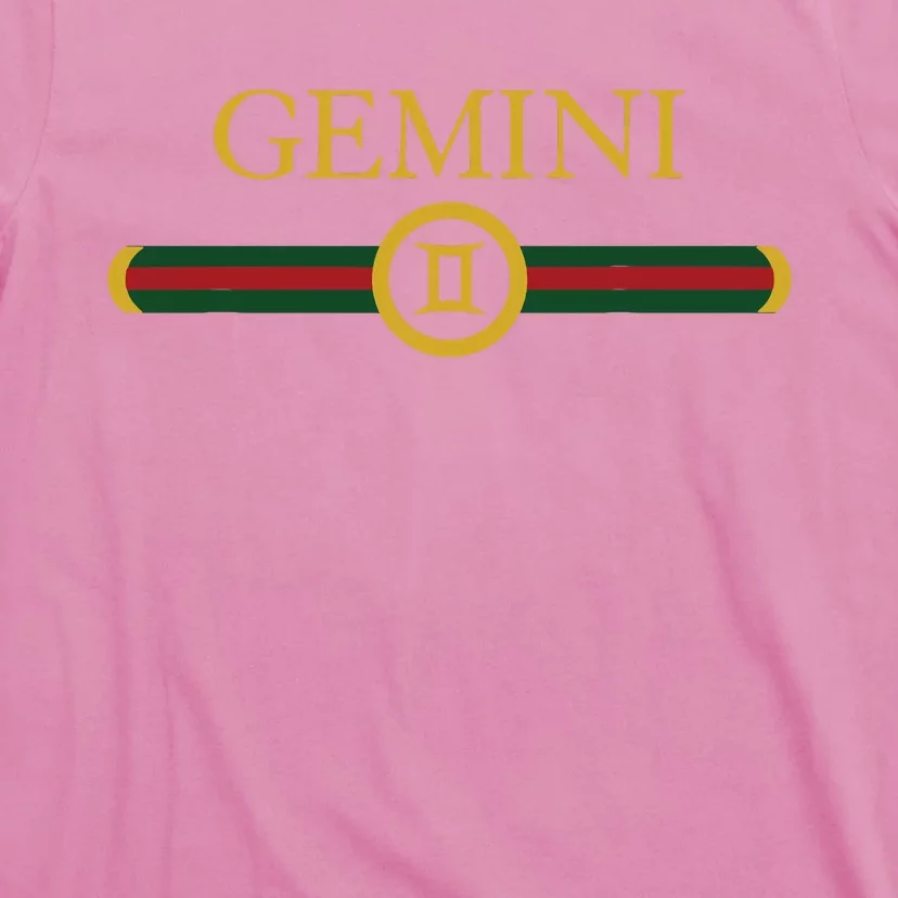 Gemini Zodiac June May Birthday Graphic Art Gemini Sign T-Shirt