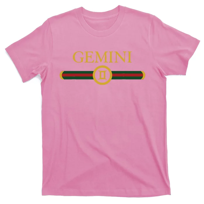 Gemini Zodiac June May Birthday Graphic Art Gemini Sign T-Shirt