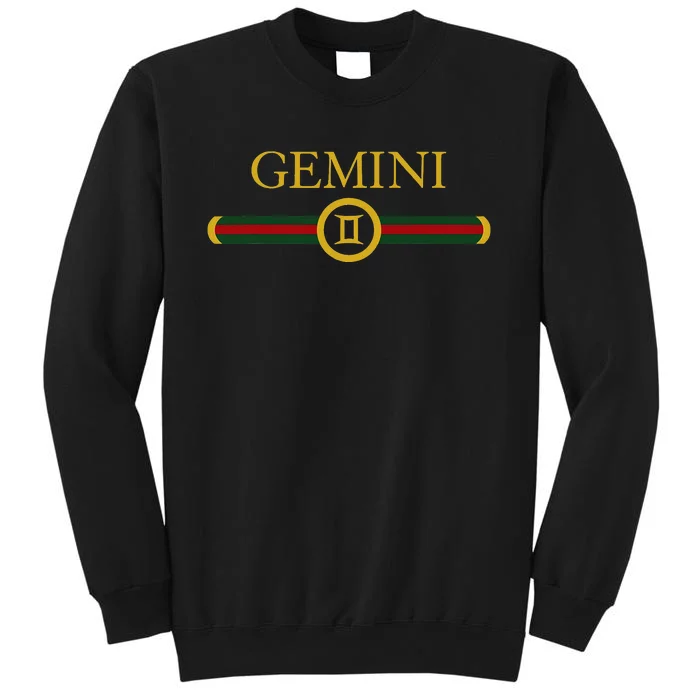 Gemini zodiac june may birthday Graphic art gemini sign Tall Sweatshirt