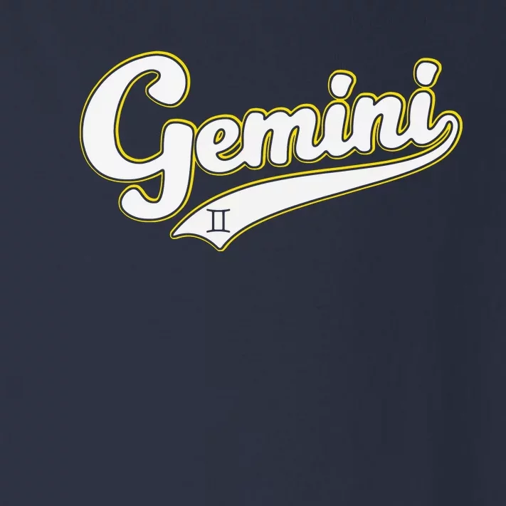 Gemini Zodiac Sign Astrology May June Birthday Retro Toddler Long Sleeve Shirt