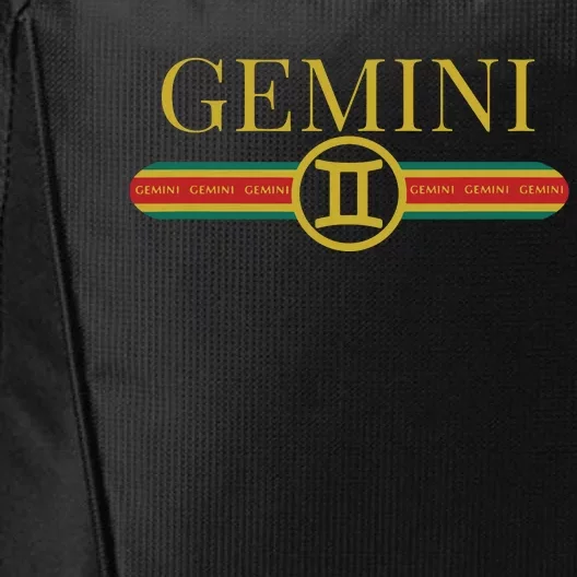 Gemini Zodiac Sign Astrology Horoscope Fashion City Backpack