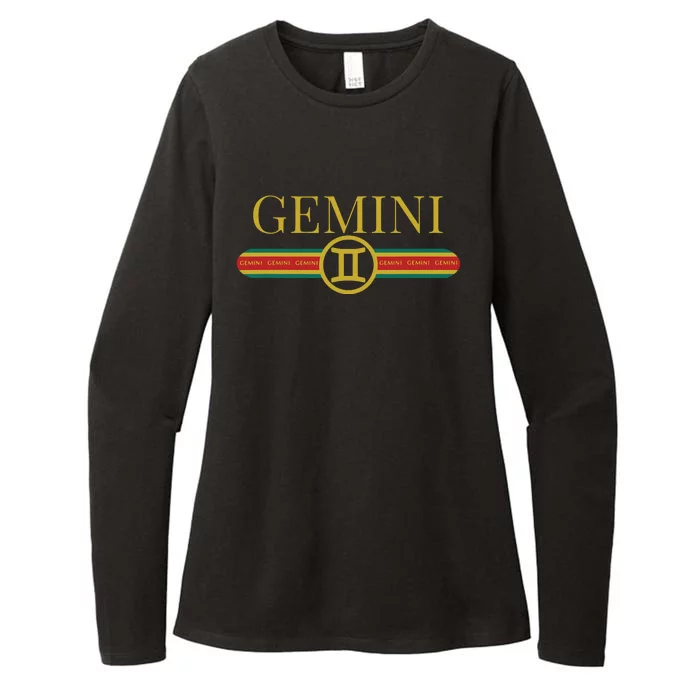 Gemini Zodiac Sign Astrology Horoscope Fashion Womens CVC Long Sleeve Shirt