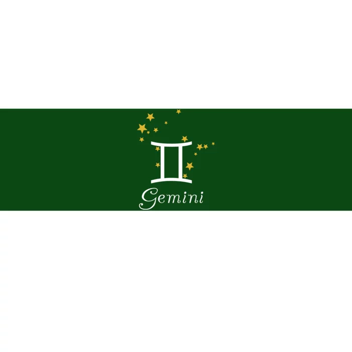 Gemini Zodiac Sign Constellation Stars Astrology Gemini Bumper Sticker