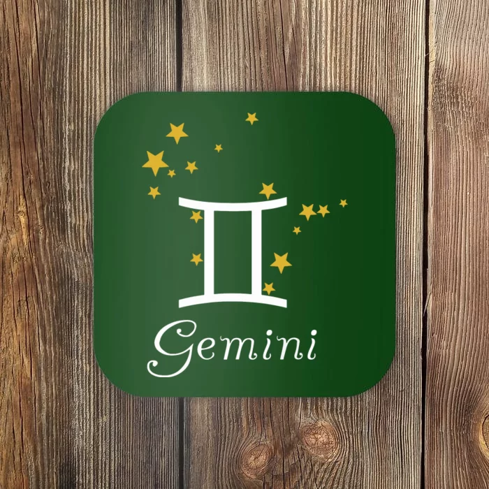 Gemini Zodiac Sign Constellation Stars Astrology Gemini Coaster