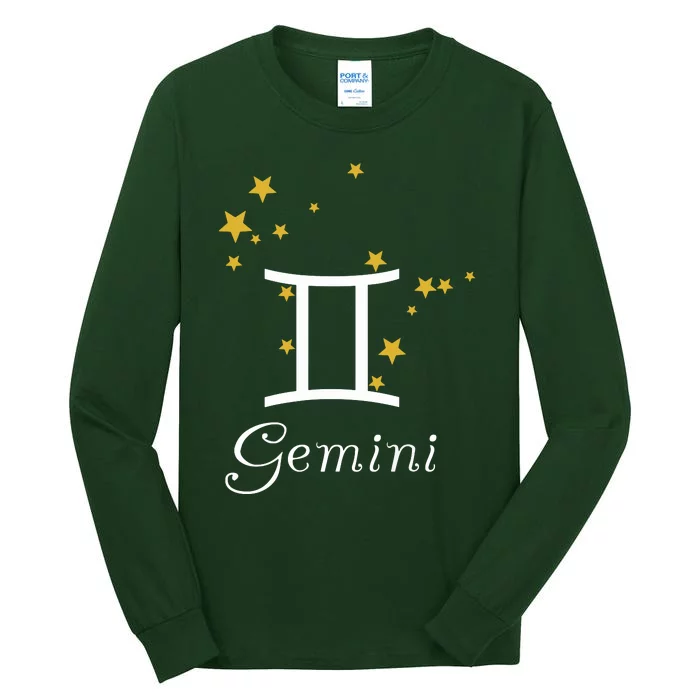 Gemini Zodiac Sign Constellation Stars Astrology Gemini Tall Long Sleeve T-Shirt