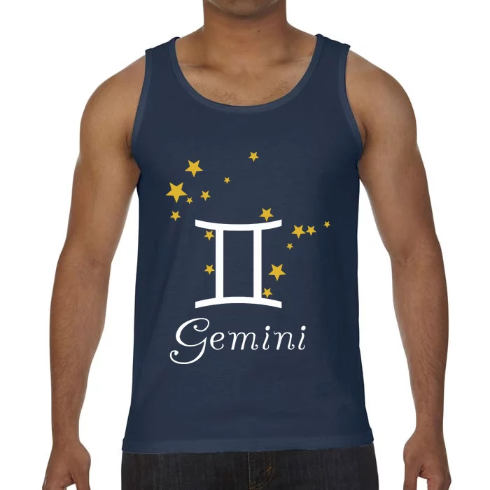 Gemini Zodiac Sign Constellation Stars Astrology Gemini Comfort Colors® Tank Top